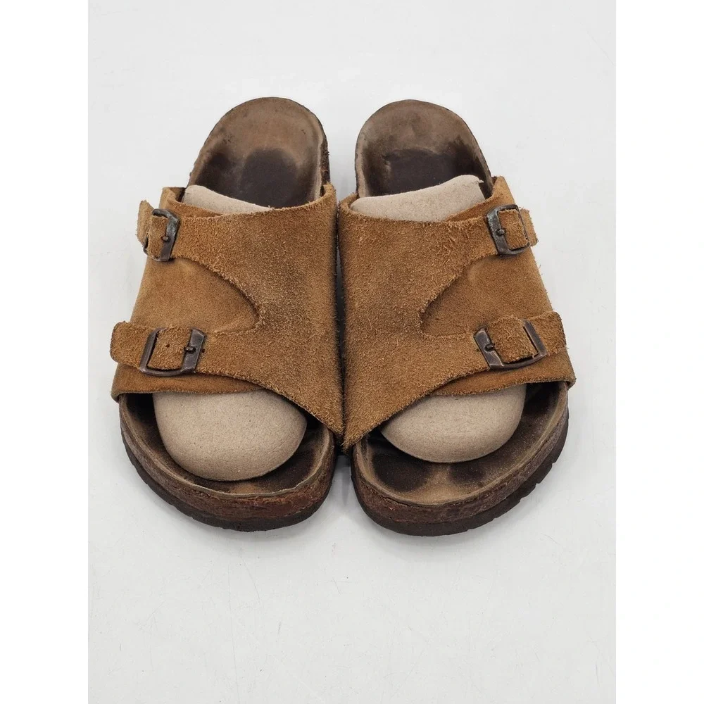 Birkenstock Zurich Men's Size EU 40 US L9 M7 Suede Brown Sandals‎ 050401